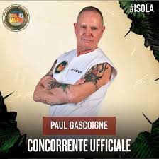 Paul Gascoigne Has Selected Three Luxury Items For Italian I M A Celebrity Sport Portal