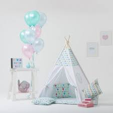 Shop for play tents in pretend play. Canvas Teepee Canopy Tent Playhouse Babies Kids Toys Walkers On Carousell