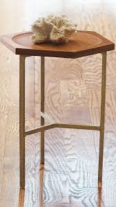 Hexagonal Side Table Grandin Road Contemporary Side Tables Side Table Accent Table Decor