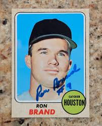 Ron Brand autograph return from Houston Astros