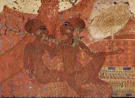 Princesses Of Amarna Neferneferure And Neferneferuaten Tasherit Right On A Wall Painting In The King S House Daughters Art Egyptien Egypte Egypte Ancienne