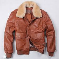 Avirex Fly Air Force Flight Jacket Fur Collar Genuine Leather Jacket Men Winter Dark Brown Sheepskin Coat P Leather Jacket Men Winter Jacket Men Leather Jacket
