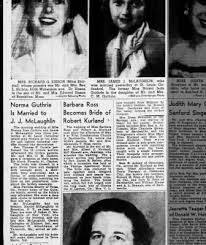 Norma Jean Guthrie marriage annoucment