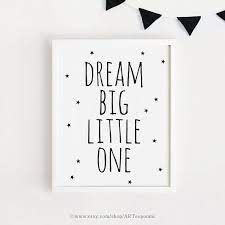 Rever Grand Petit Un Imprimable Cite Affiche Signe Noir Et Etsy In 2021 Quote Posters Printable Quotes Big Little