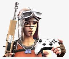 As a collector of xbox controllers, it's really fun to be able to see your own design come to life! 3d Fortnite Thumbnail Xbox Fortnite Skins Holding Xbox Controller Hd Png Download Kindpng