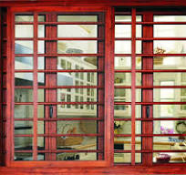 Aluminium Sliding Window with Stainless Steel Metal Security Grill Design  Burglar Proof Window