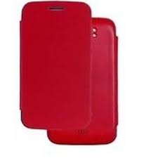 Flip Cover for Micromax A089 Bolt - Red ...