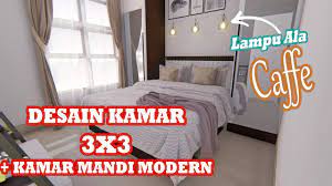 Beberapa ruang tidur ada yang bentuknya tidak ideal misalnya ada sudut kosong dengan bentuk yang canggung. Desain Kamar 3x3 Dengan Kamar Mandi Modern Youtube