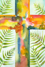 Find images of palm sunday. Palm Sunday By Ruth Borges Cross Art Cross Paintings Easter Art Project