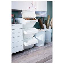 Sortera Waste Sorting Bin With Lid White Find It Here Ikea Recycling Bins Recycling Storage Ikea