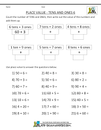 Math Place Value Worksheets To 100 Place Value Worksheets Math Worksheets Math Place Value