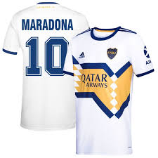Real de minas upnfm vs. Adidas Boca Juniors Away Maradona 10 Trikot 2020 2021 Retro Fan Style Beflockung