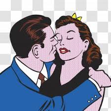 He was created by japanese video game designer shigeru miyamoto and serves as the main mascot of nintendo. Couple Euclidean Vector Clip Art Photofiltre Two People Kissing Transparent Png