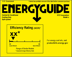 The seer is listed on the yellow energy guide® label posted on each unit. Making Sense Of Air Conditioner Efficiency Ratings Enhabit