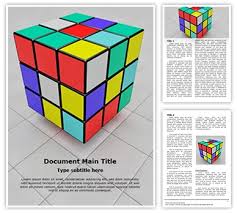 It allows you to create, edit, view and annotate pdf files. Rubiks Cube Editable Word Template And Design