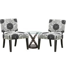 Choose from wide ranges of accent chairs. 3 Piece Living Room Set With Set Of 2 Accent Chairs And End Table Walmart Com Walmart Com