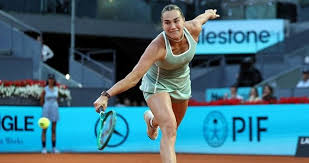 Sabalenka makes playful plea to Federer after one-handed hot shot