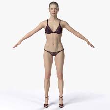 Female Character Body Max Female Characters Female 3d Model
