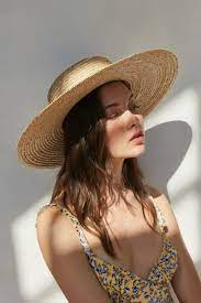 Pin By Olya Shutka On Photo Outfits With Hats Boater Hat Summer Hats