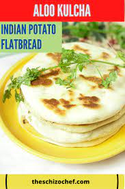 Amritsari Aloo Kulcha Indian Potato Flatbread Recipe Indian Food Recipes Vegetarian Cuisine Chutney Recipes