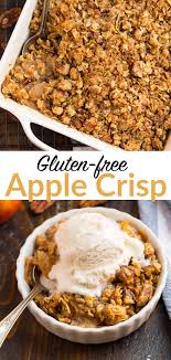 Gluten Free Apple Crisp In 2020 Apple Recipes Easy Gluten Free Apple Crisp Apple Crisp