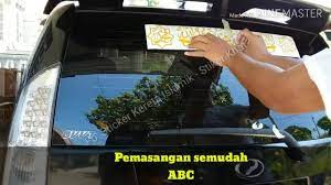 Cara membasuh bekas lem dengan bensin dan minyak tanah cukup mudah. Barulah Kereta Sticker Kereta Islamik Stiker Khat