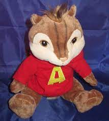 Large Build A Bear Alvin The Chipmunks Plush Stuffed Animal Toy 13 1 2010 Buildabear Plush Stuffed Animals Pet Toys Alvin And The Chipmunks
