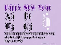 Happy New Year Regular Macromedia Fontographer 4 1 9 12 95 Font Sample On En Fontke Com With Images Happy New Year Lettering