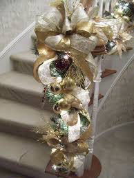 Creations From My Heart A Winterland Of Stairs Gold Glitter And Off White Garla Gold Christmas Decorations Christmas Garland Christmas Tree Ribbon Garland