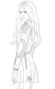 Coloring evie descendants 2 auradon disney coloring page. Character Evie From Descendents Coloring Page Free Printable Coloring Pages For Kids