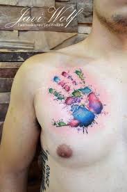 If you look for something unusual, special and. Watercolor Splash Hand Tattooed And Designed By Javi Wolf This Would Be Cute For A Baby Foot Print Or Hand Hand Print Tattoos Baby Hand Print Tattoo Tattoos