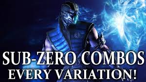 The original mortal kombat warehouse displays unique content extracted directly from the mortal kombat games: Mortal Kombat X Sub Zero Combos Every Variation Mkx Grandmaster Cryomancer Unbreakable Guide Youtube