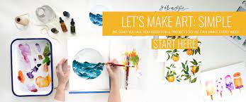 Monthly Watercolor Painting Subscription Box For 35 Month Let S Make Art Art Box Subscription Watercolor Paintings Tutorials