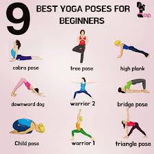 9 Best Yoga Poses For Beginners Cool Yoga Poses Yoga Facts Easy Yoga Workouts