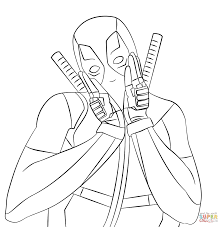 Lovely Deadpool Super Coloring Marvel Coloring Spiderman Coloring Superhero Coloring