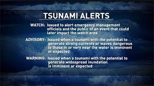 Watch — watch vb [me wacchen, fr. Tsunami Watch Advisory And Warning What S The Difference