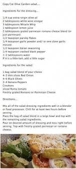 Olive Garden Salad Buy The Actual Dressing At Sams Food Delicious Salads Restaurant Recipes