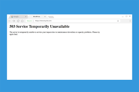 The 503 error in wordpress signifies that your website can't be reached at the present moment because the server in question is unavailable. How To Fix 503 Service Unavailable Wordpress Error Wpkube
