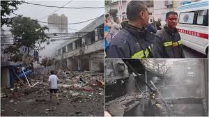 中國湖北省十堰市一座社區今天(13日)清晨發生天然氣爆炸，當地一座已經開市的市場遭炸毀，據官媒央視報導，截至上午11時有144人被救出，其中11人已死亡，37人重傷。 rti 中央廣播電臺 湖北十堰嚴重氣爆炸毀市場 已致11死37重傷. Y3pazmlfwbwtxm