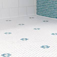 A Dated Bath Gets A Timeless Update Penny Tiles Bathroom Penny Tiles Bathroom Floor Penny Tile