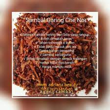 Jangan diletak garam pada sambal tumbuk tadi sebab bilis sudah masin. Ummi Adriana Sambal Garing Che Nor Ini Selalu Ready Stock