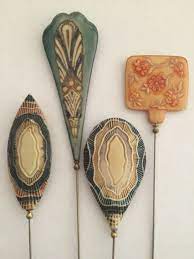 Examples Of Celluloid Hatpins From The 1910s 1920s Hats Vintage Antique Hats Celluloid Jewelry