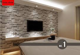 Stacked Brick 3d Stone Wallpaper Modern Wallcovering Pvc Roll Wallpaper Brick Wall Background Brick Wallpaper Living Room Stone Wallpaper Brick Wall Wallpaper