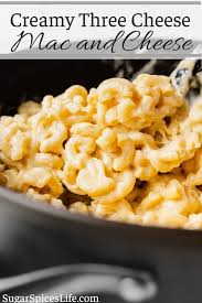 Creamy Three Cheese Mac And Cheese Recipe Mac And Cheese Three Cheese Mac And Cheese Recipe Easy Pasta Recipes