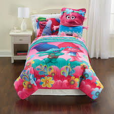 Dreamworks Trolls Life Twin Comforter Multi Bedroom Decor Trolls Bedding Awesome Bedrooms