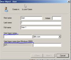 What Is The Difference Between User Logon Name And Pre Windows 2000 Logon Name During The User Creation In Windows Server Active Directory Stack Overflow