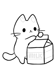 Download Kawaii Cat Coloring Pages 4 Kawaii Animals Coloring Sheets 2020