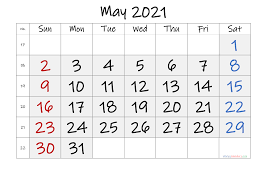 Choose from over a hundred free powerpoint, word, and excel calendars for personal. May 2021 Printable Calendar With Week Numbers Free Premium