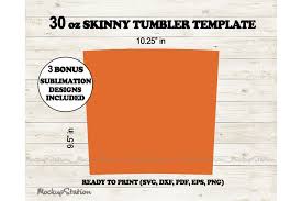 Download 30oz Skinny Tumbler Template Svg Tapered And Straight Wall 954703 Cut Files Design Bundles
