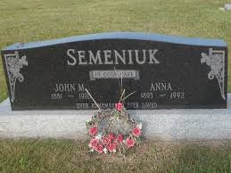 He is survived by his loving… Anna Semeniuk 1893 1992 Find A Grave Memorial